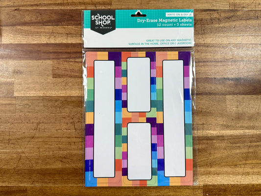 School Shop Dry Erase Magnets 12ct NEW