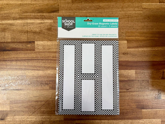 School Shop Dry Erase Magnets 12ct NEW