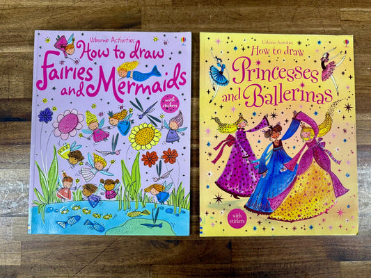 Usborne How to Draw lot of 2 -  SET