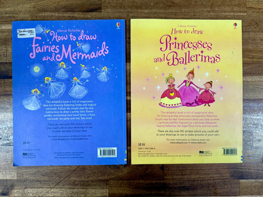 Usborne How to Draw lot of 2 -  SET