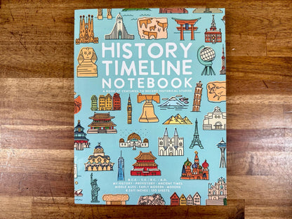 Schoolnest History Timeline Notebook - Brand New