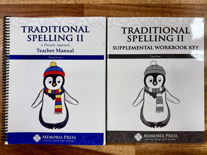 MP Traditional Spelling II Teacher Manual & Wrkbk Key