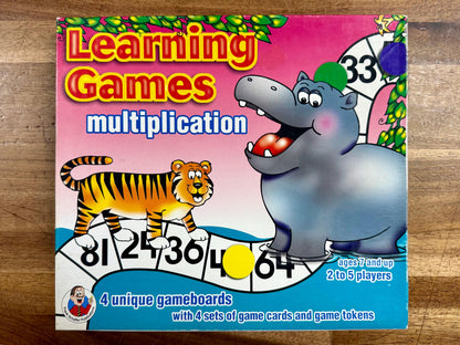 Learning Games Multiplication: 4 Unique Gameboards - Frank Schaffer
