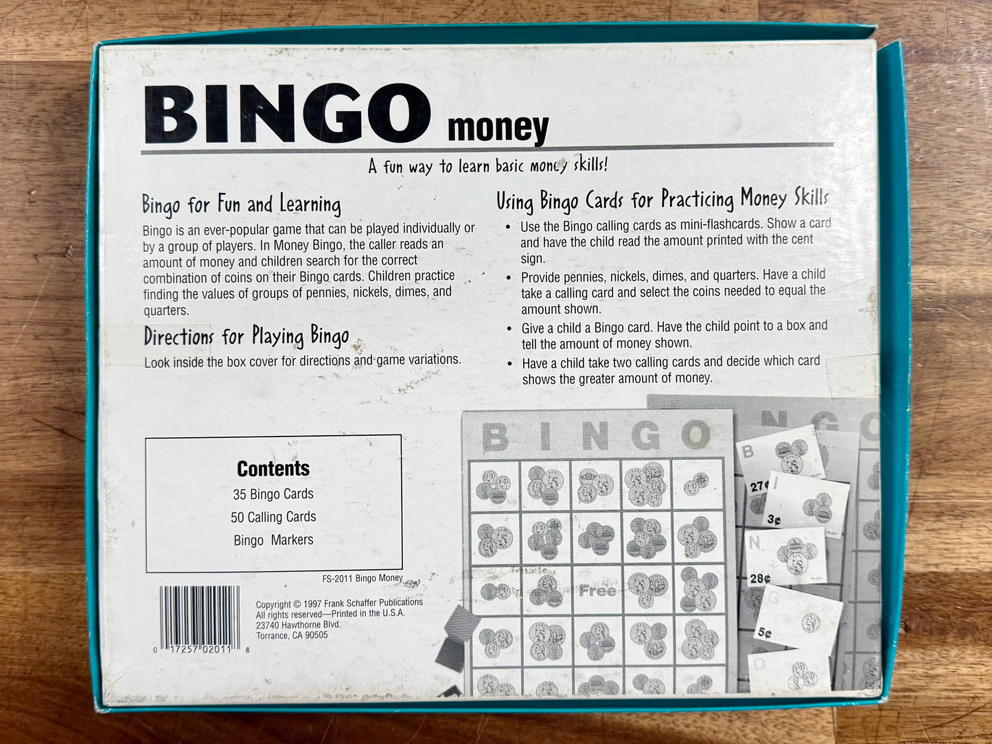 Bingo Money: A Fun Way to Practice Counting Money Board Game