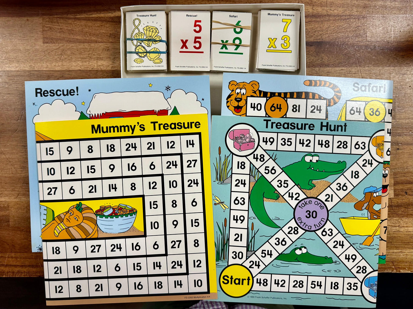 Learning Games Multiplication: 4 Unique Gameboards - Frank Schaffer