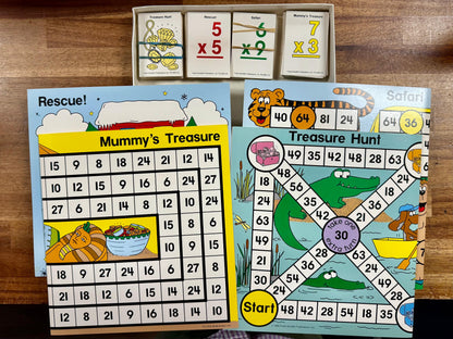 Learning Games Multiplication: 4 Unique Gameboards - Frank Schaffer