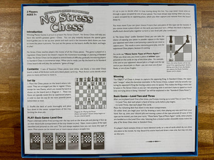 Winning Moves Games No Stress Chess Set Like-New