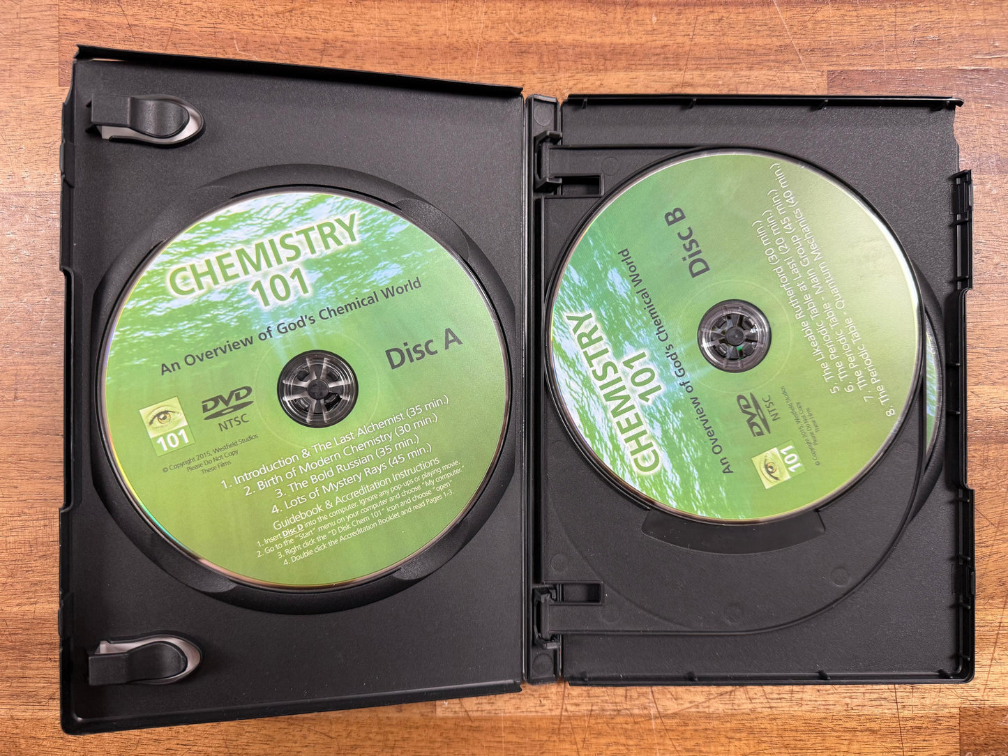 Chemistry 101: An Overview of God's Chemical World DVDs