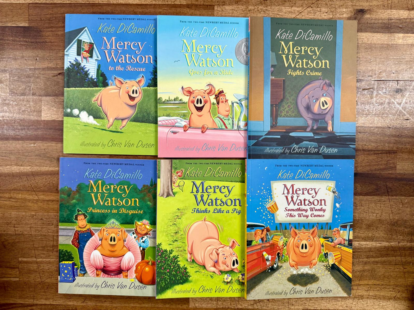 Mercy Watson Series Chapter Book #1-6 Kate DiCamillo SET like new