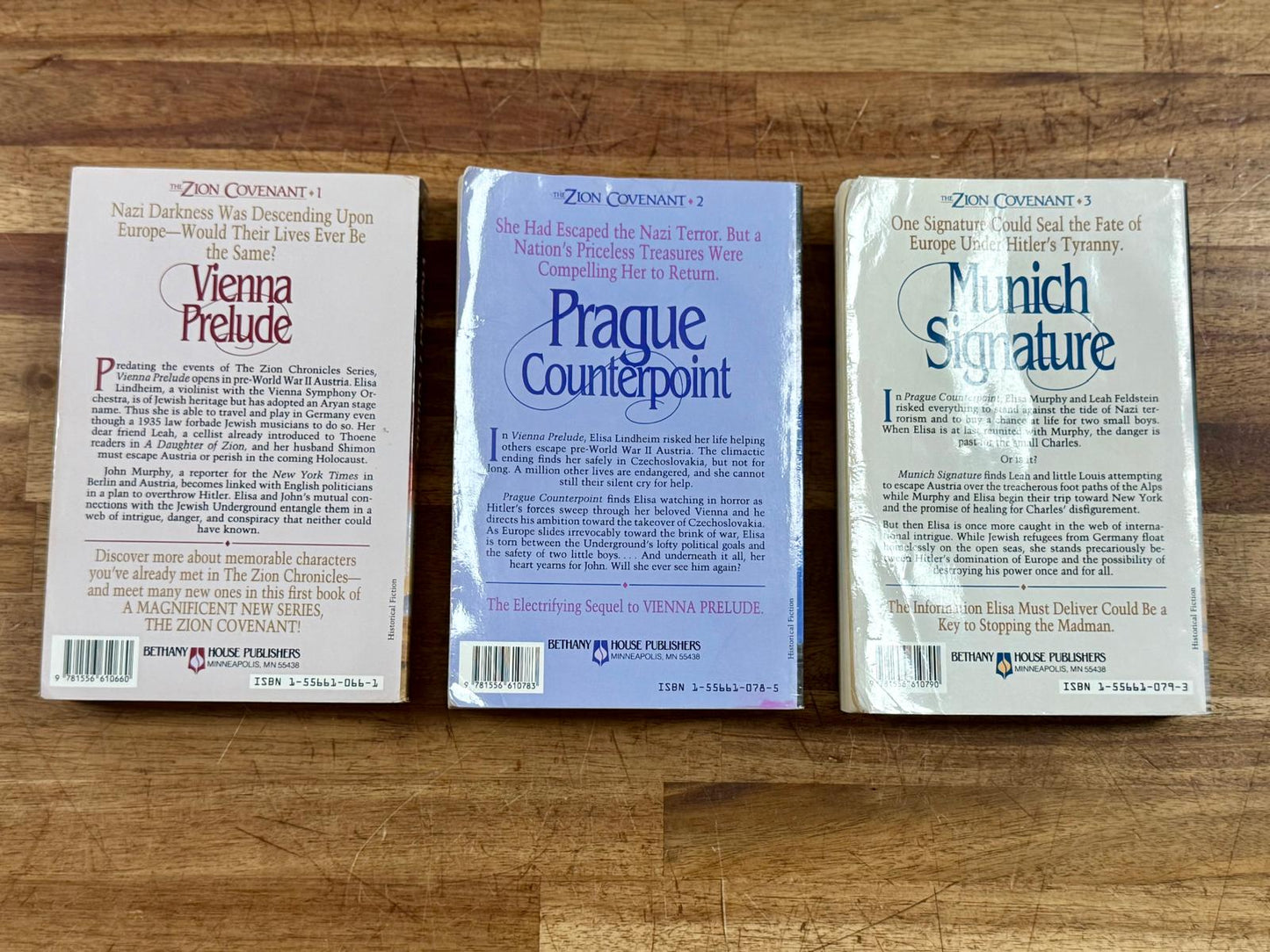 The Zion Covenant Series Lot of 3 Set #1-3 - Bodie Thoene