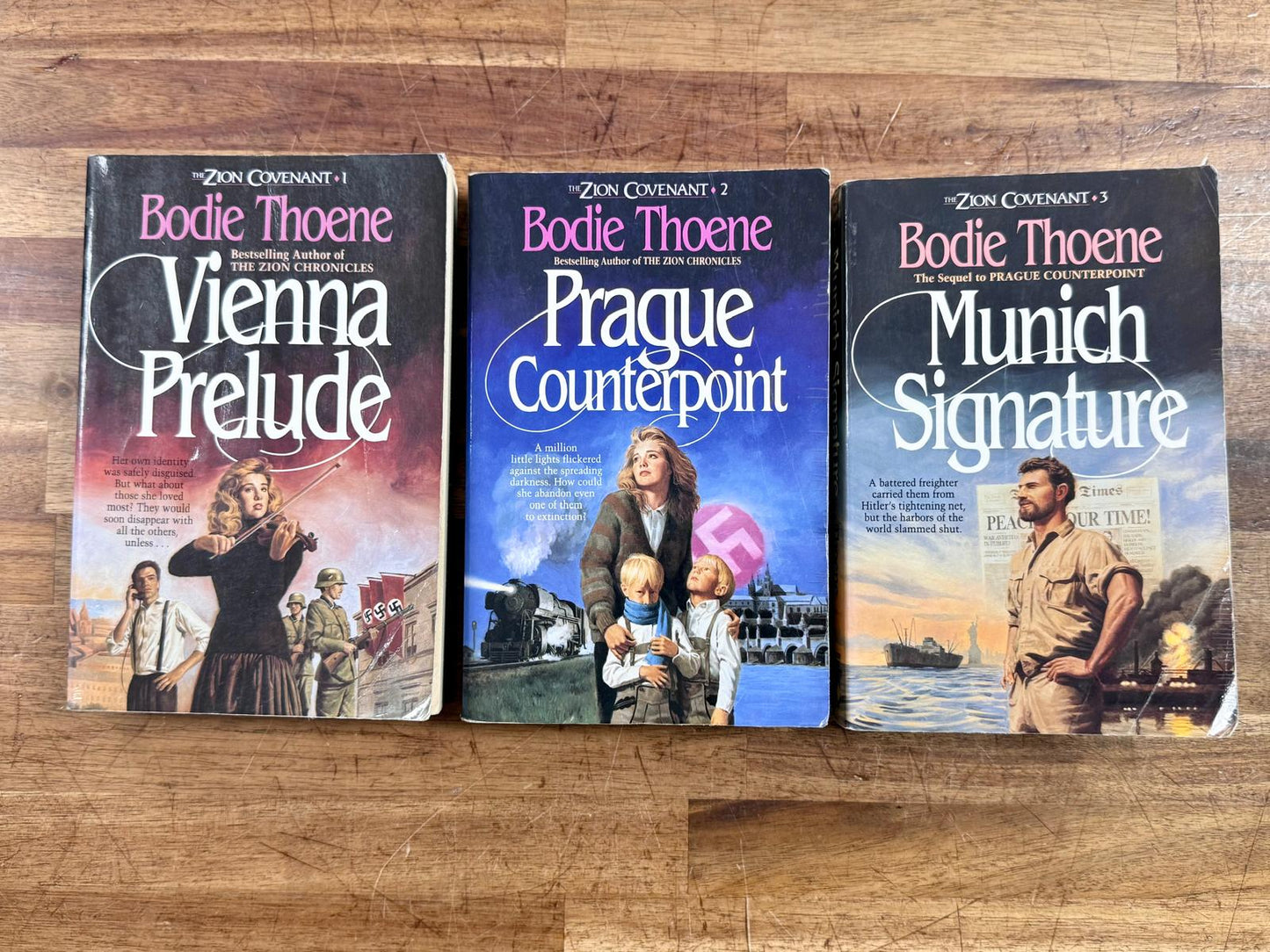 The Zion Covenant Series Lot of 3 Set #1-3 - Bodie Thoene