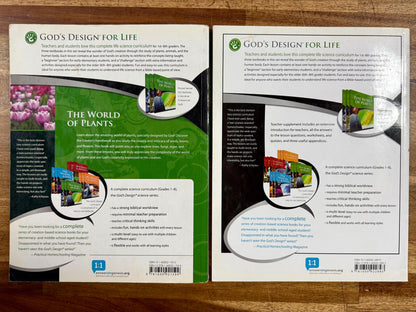 AiG World of Plants Teacher Supplement & Text w/ CD