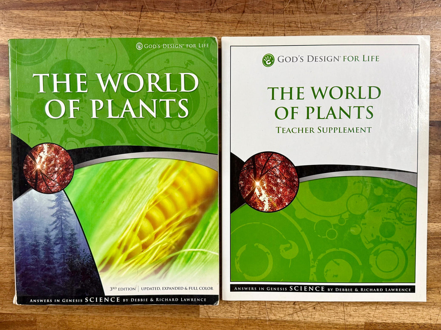 AiG World of Plants Teacher Supplement & Text w/ CD