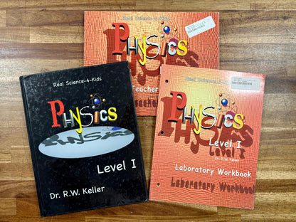 Real Science-4-Kids Physics Level 1 TM, Text, Lab Workbook