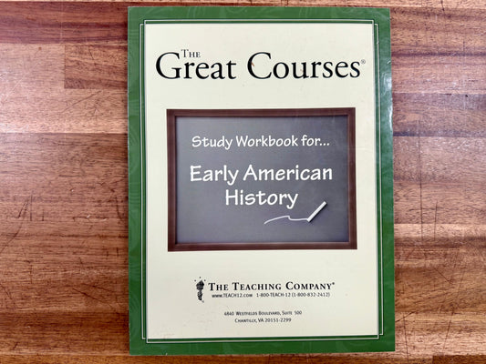 The Great Courses Study Workbook for Early American History