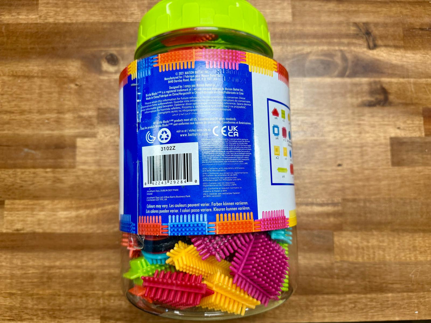 Bristle Blocks Big Value Case 64 pcs