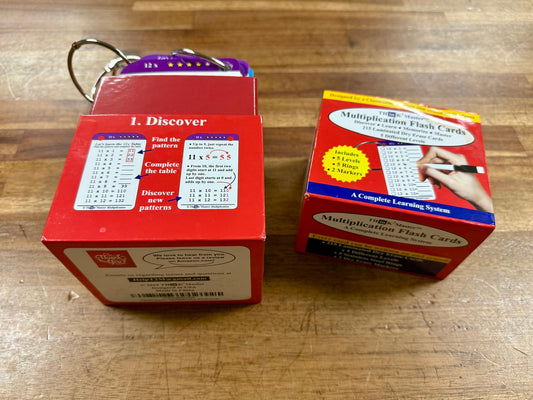 Think Master Multiplication Flash Cards