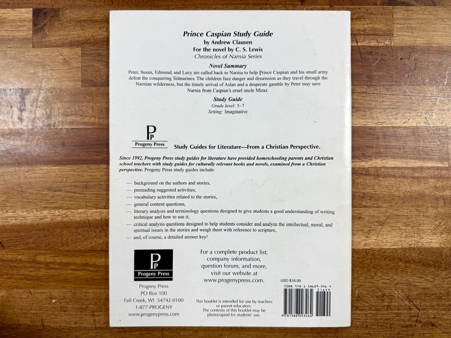 Progeny Press - Prince Caspian