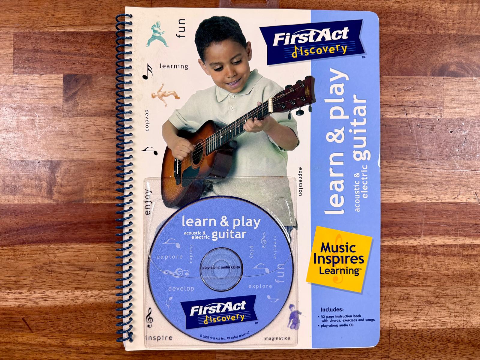 First Act Learn & Play Guitar Curriculum with Play-Along CD by First ...