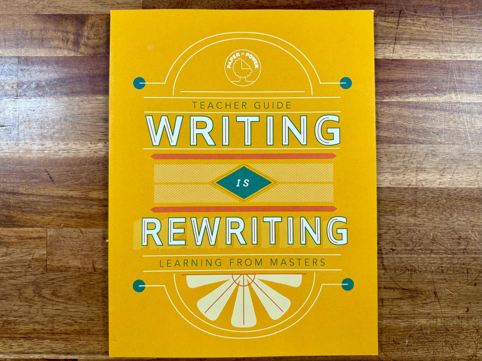 Hammermill Paper is Power Teacher Guide - Writing is Rewriting ...