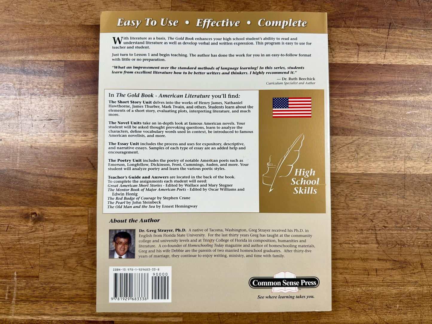 Learning Language Arts Thru Lit GOLD Book (Amer Lit)