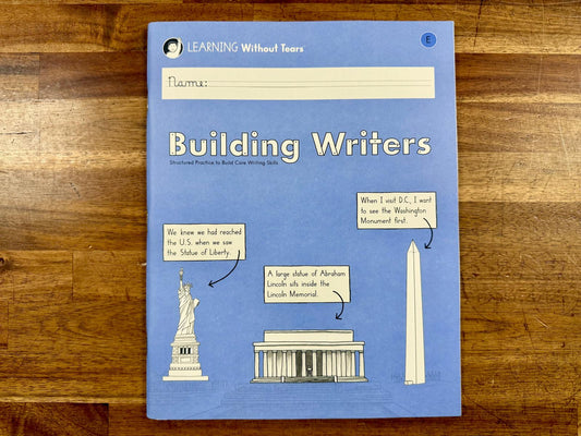 Learning Without Tears - Building Writers Book E