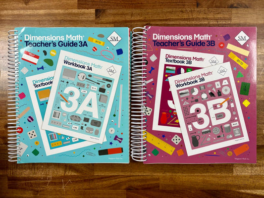 Dimensions Math Home Instructor's Guide 3A/3B