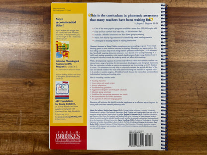 Phonemic Awareness in Young Children