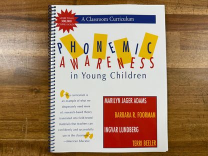 Phonemic Awareness in Young Children