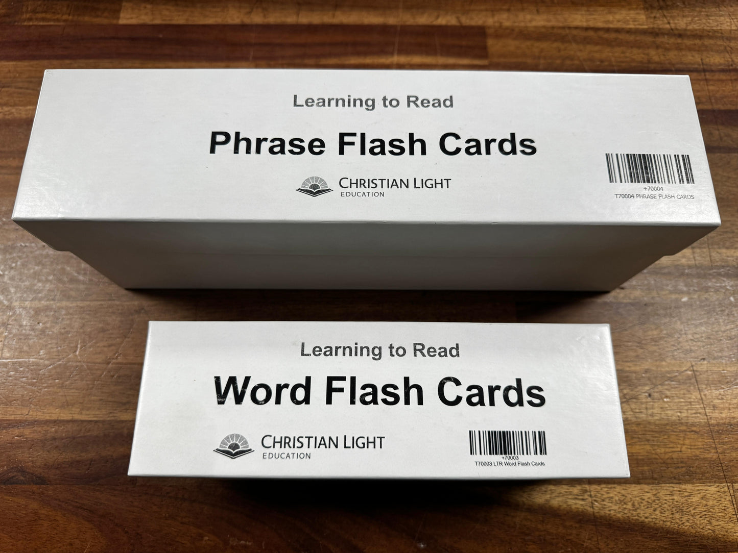 CLE Learning to Read Phrase & Word Flash Cards (Set of 2)