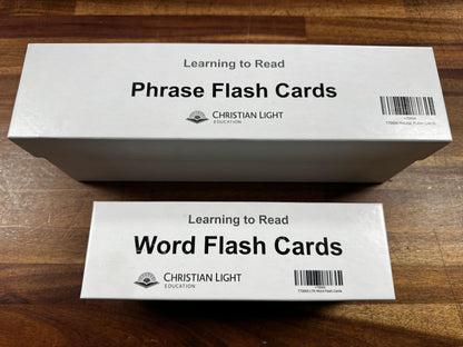 CLE Learning to Read Phrase & Word Flash Cards (Set of 2)