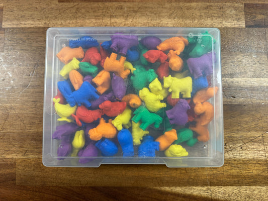 Thinking Kids Math - Farm Animal Counters (Qty 69)