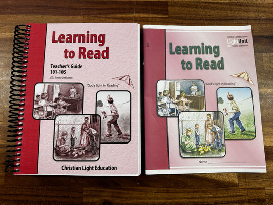 CLE Learning to Rdng TchrGde 101-105 w/ BONUS 105 Wkbk