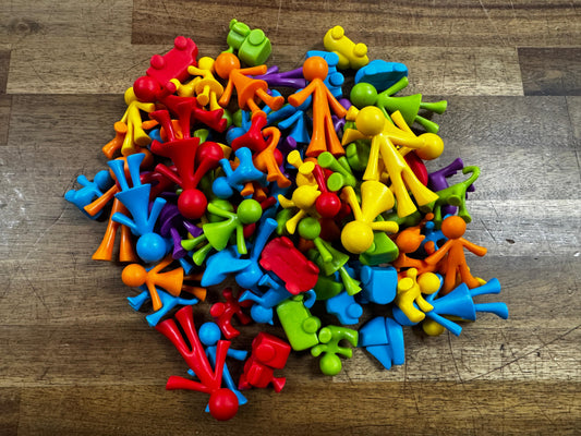 Colorful Counters - Human Figures (1lb)