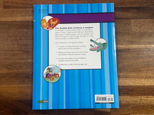 FlashKids Reading Skills Grade 3 Workbook