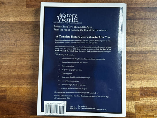 Story of the World Activity Book Two: The Middle Ages (Rev Ed)