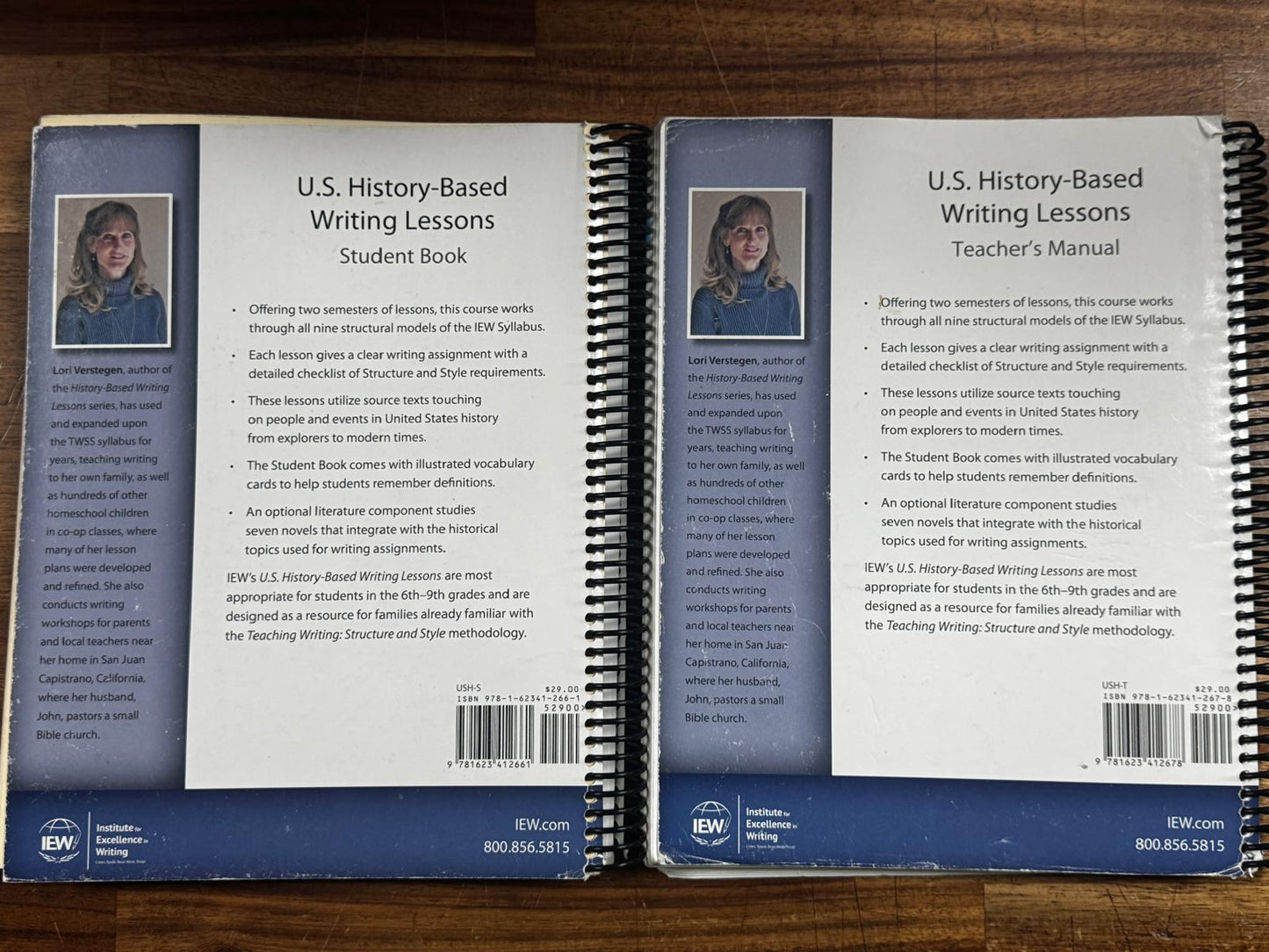 IEW U.S. History–Based Writing Lessons (Student Book & Teacher's Manual)