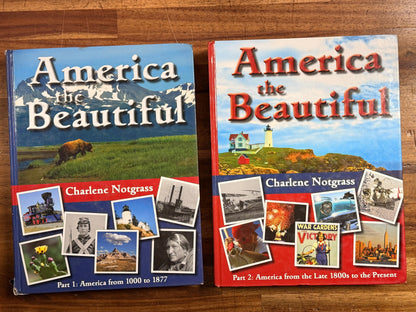 Notgrass History - America the Beautiful Pt. 1 & 2 Textbooks