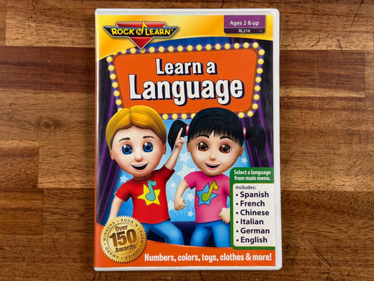 Rock 'N Learn: Learn a Language DVD – Multilingual Introduction for Kids
