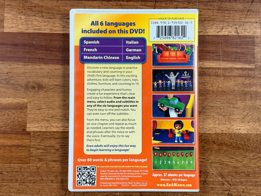 Rock 'N Learn: Learn a Language DVD – Multilingual Introduction for Kids