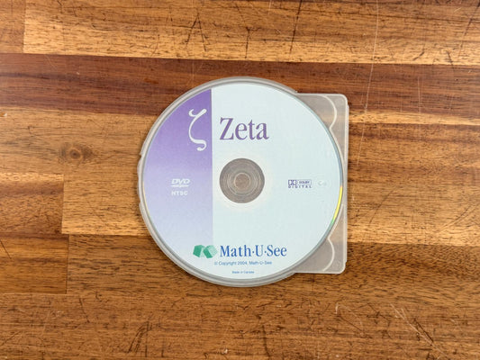 Math-U-See Zeta DVD