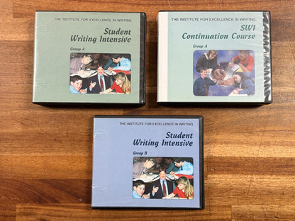 IEW Student Writing Intensive Continuation Courses – Group A & B DVD Sets