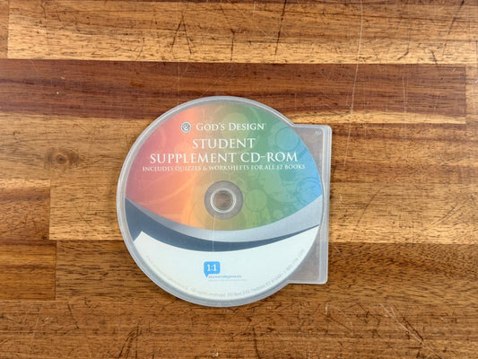 AiG God's Design Student Supplement CD-ROM