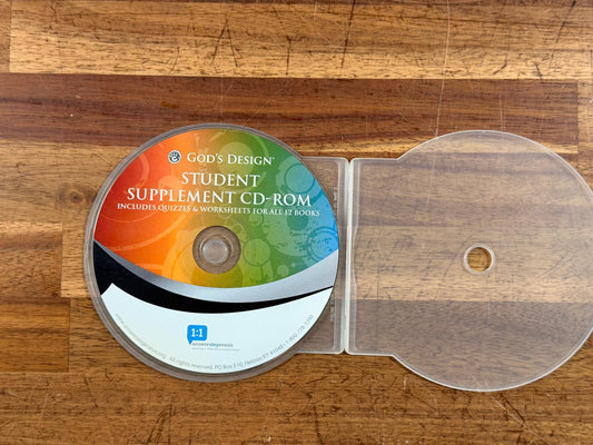 AiG God's Design Student Supplement CD-ROM