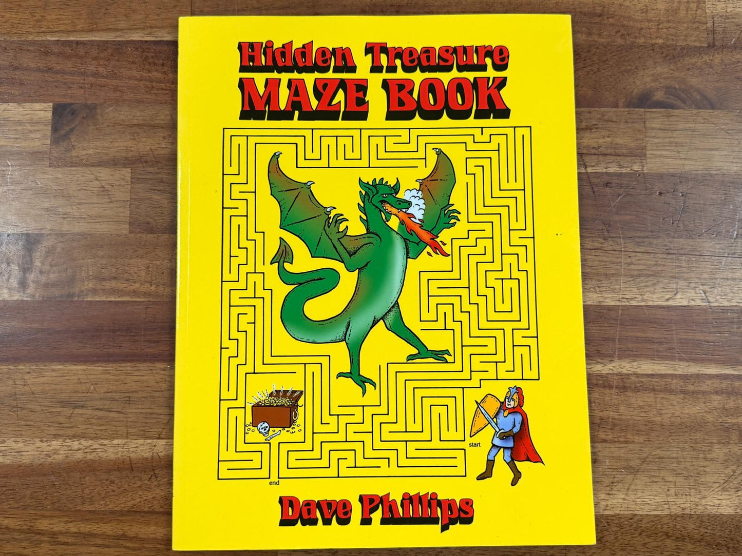 Hidden Treasure Maze Book by Dave Phillips