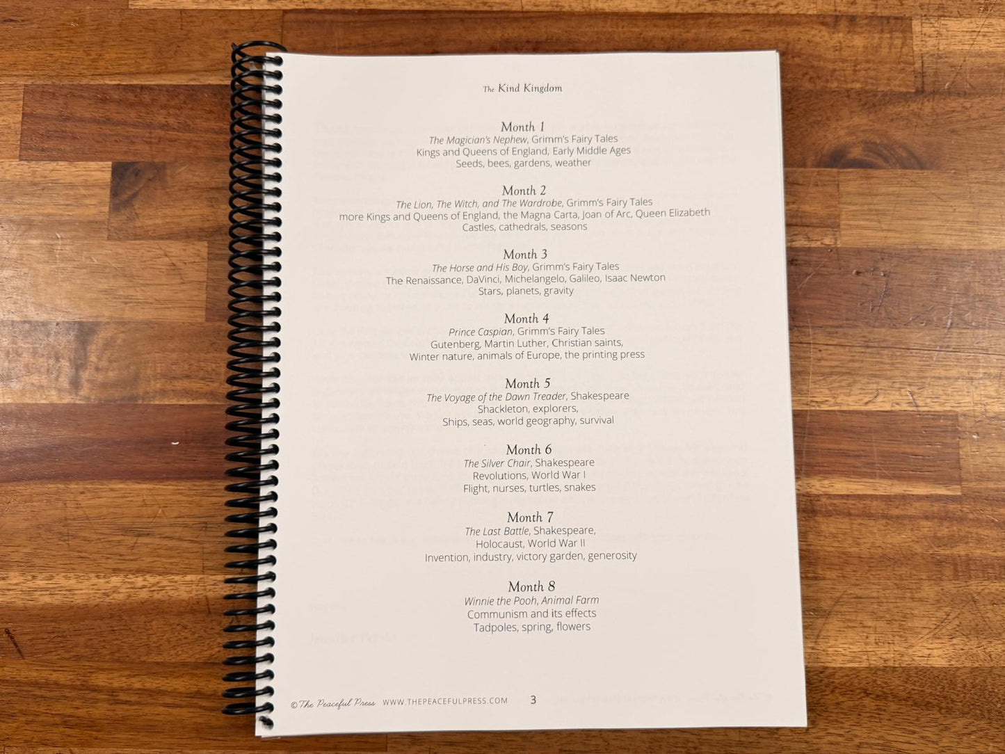 The Peaceful Press - The Kind Kingdom (Parent Guide)