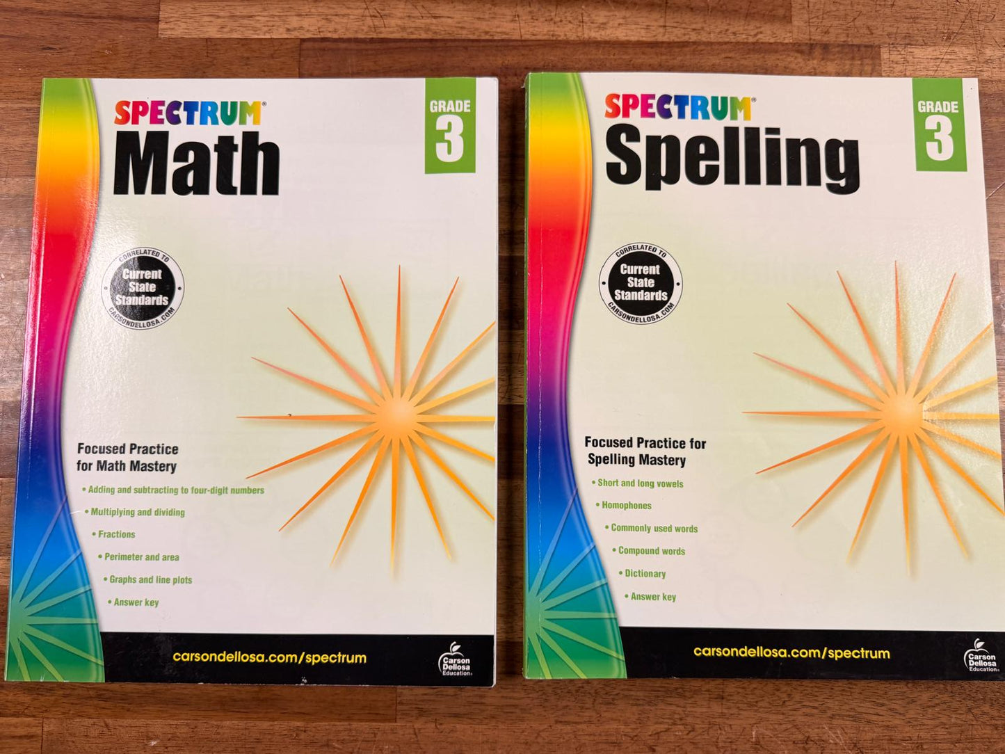 Spectrum Math & Spelling Grade 3