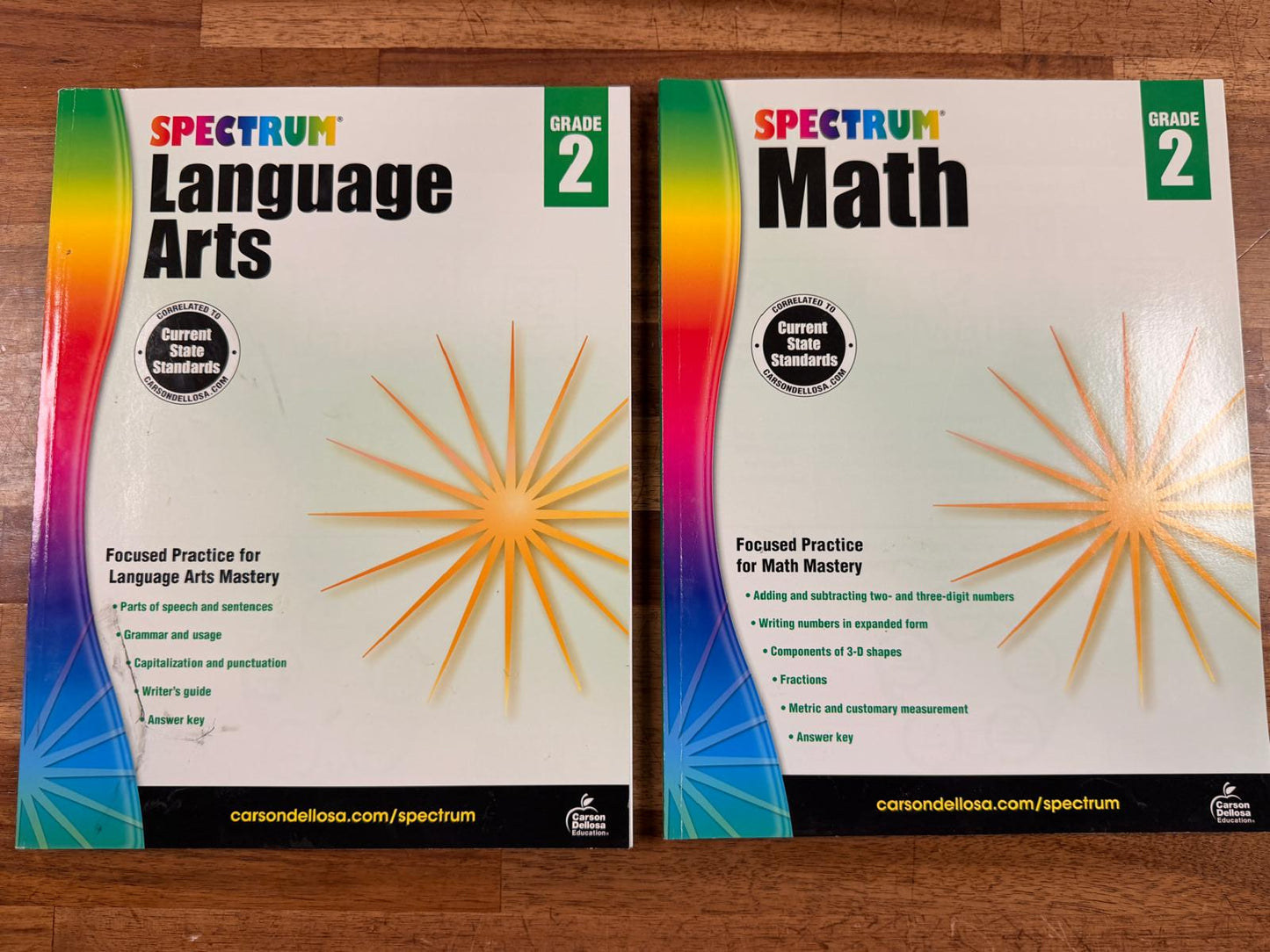 Spectrum Language Arts and Math Grade 2