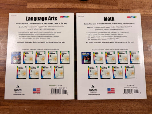 Spectrum Language Arts and Math Grade 2