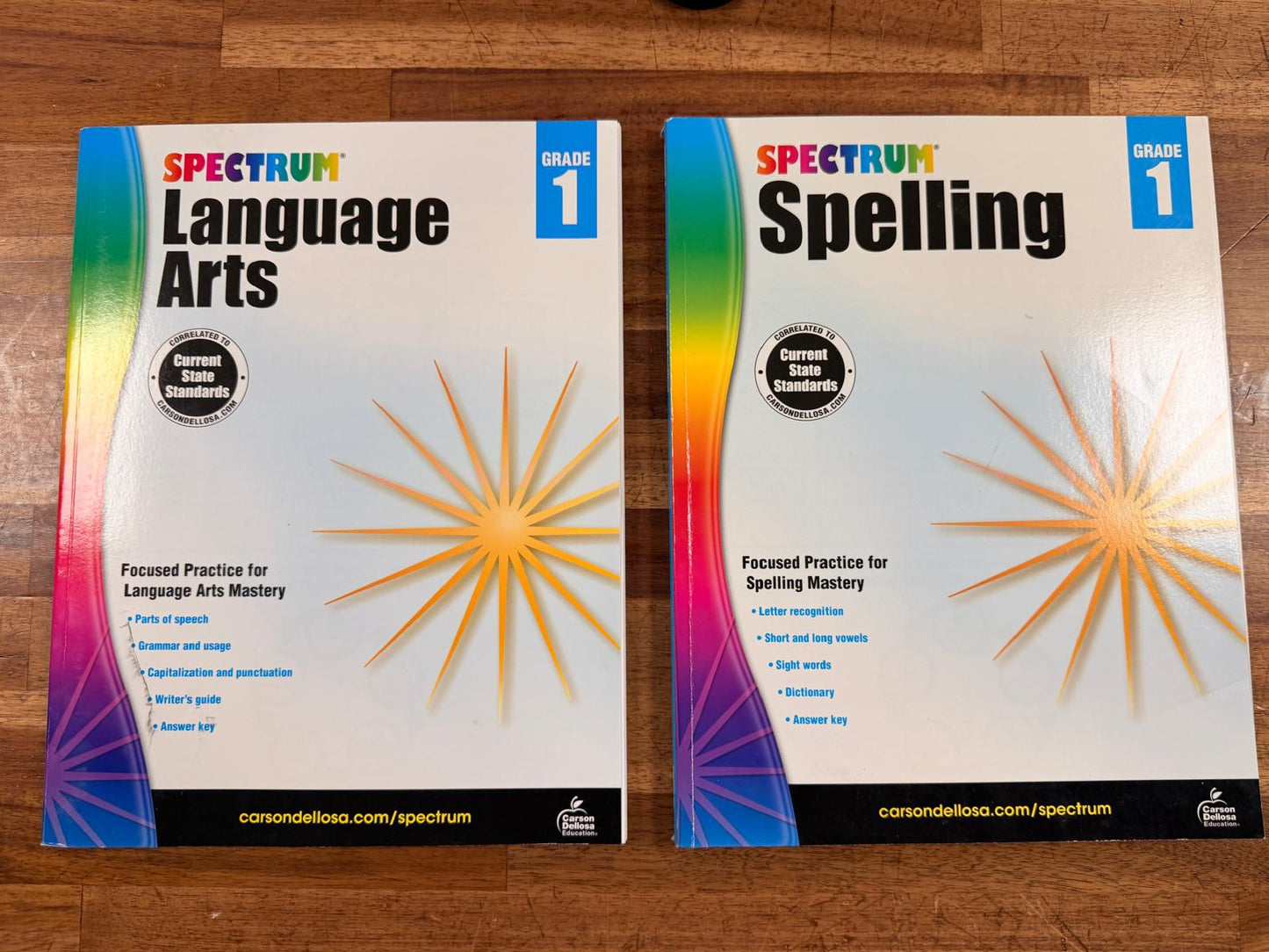 Spectrum Language Arts and Spelling Grade 1
